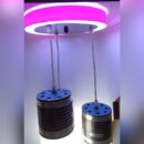 Cylindrical Glass Pendant Light
