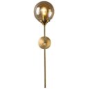 Modern Luxury Silver Wall Light for Stairs Iron and Glass Wall Lamp for Hotel Room
