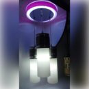 Modern Decorative Retro Color Cylindrical Glass Pendant Light for Living Room and Home Interiors Corridor Hotel and Restaurant Lightings
