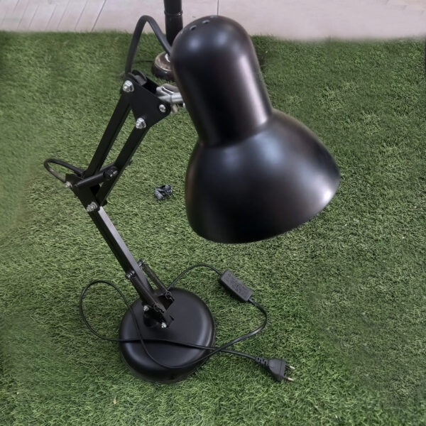Professional Folding Desk Lamp Holder Base Bulb Nail Lamp Study Light Articulated Desk Working Light Eye Protection Portable Table Lamp