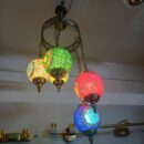 Turkish Glass Shade Hanging Globe Light Energy Saving Istanbul Lamp Turkish Mosaic Lamp and Chandelier
