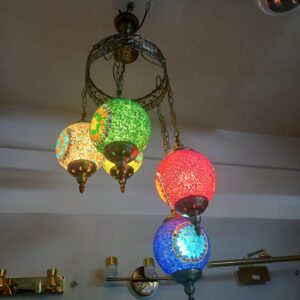Turkish Glass Shade Hanging Globe Light Energy Saving Istanbul Lamp Turkish Mosaic Lamp and Chandelier