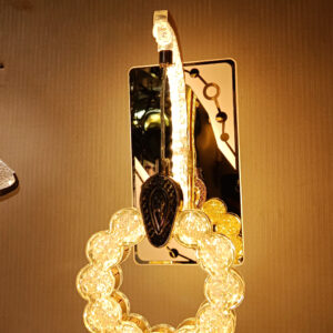 Modern Nordic Style Wall Light LED Suspended Acrylic Circle Modern Wall Lamp Warm and Appealing Glow Light