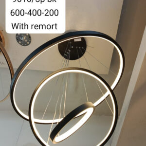 LED Ring Restaurant Chandelier Three Color Dimming Chandelier for Bedroom Living Room Eye Protection Chandelier