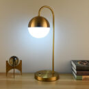 Modern Stylish Table Lamp Bedroom Lamp Home Decoration Art Design Metal LED Base Bulb Bedside Gold Nordic Table Lamp