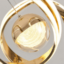 Modern Style Dining Room Pendant Lamp Creative Gold Bedroom Living Room LED Chandelier