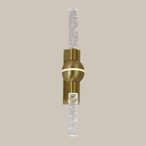Cylindrical Shaped LED Luxury Crystal Bubble Wall Light for Indoor Bedroom Wall Lamp