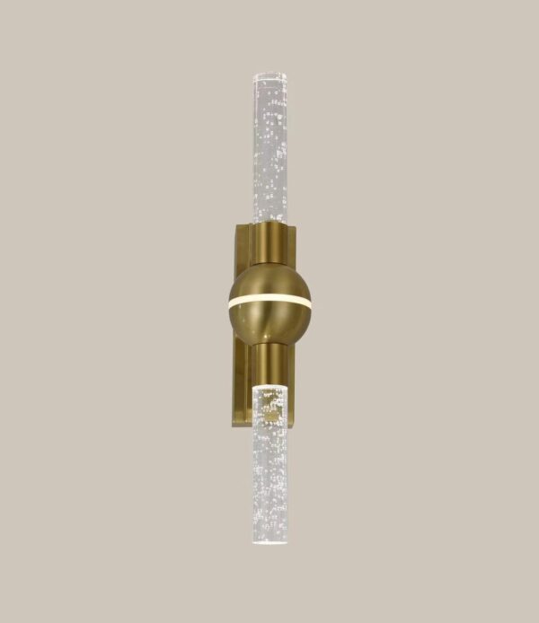 Cylindrical Shaped LED Luxury Crystal Bubble Wall Light for Indoor Bedroom Wall Lamp