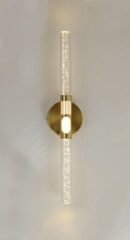 Modern Style Cylindrical Shaped LED Luxury Crystal Bubble Wall Light for Indoor Bedroom Wall Lamp